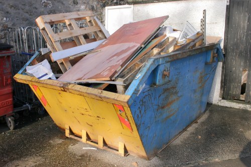 Eco-friendly recycling during construction waste management